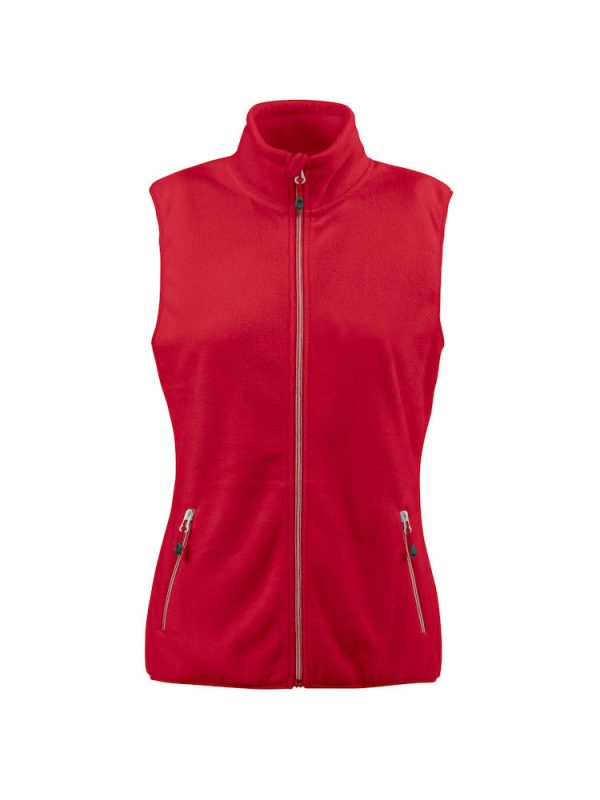 Bodywarmer polaire Femme Printer Red Flag Sideflip Lady Rouge