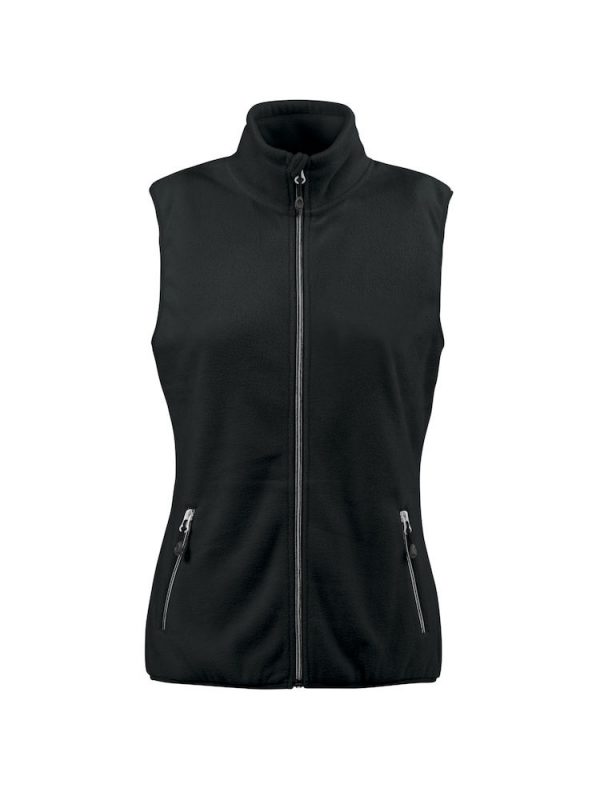 Bodywarmer polaire Femme Printer Red Flag Sideflip Lady Noir