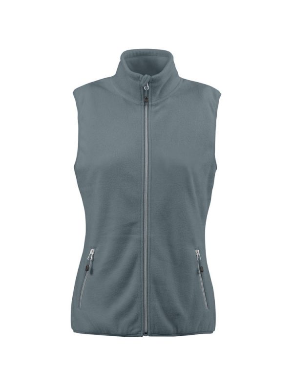 Bodywarmer polaire Femme Printer Red Flag Sideflip Lady Gris