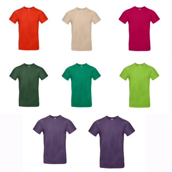 T-shirt B&C #E190 Coloris