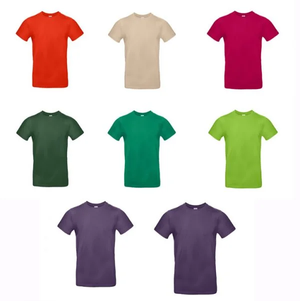 BC-EXACT-190 T-shirt B&C #E190 Coloris