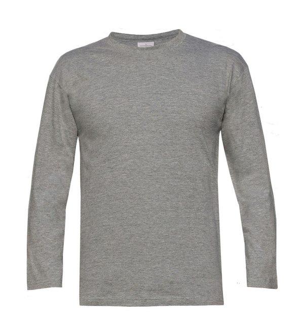 T-shirt homme B&C Exact 190 Manches Longues