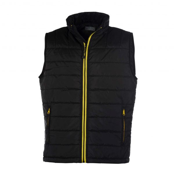 Bodywarmer homme Pen Duick City Noir Jaune