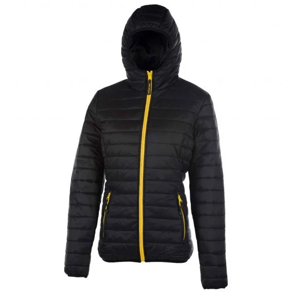 Penduick-doudouneF-noirjaune Doudoune légère Pacific femme