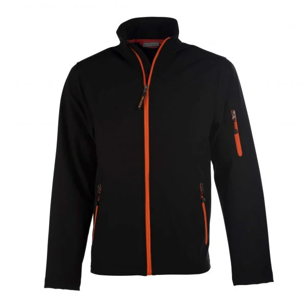 Penduick-softshell-noirorange Softshell homme Pen Duick Atlantic