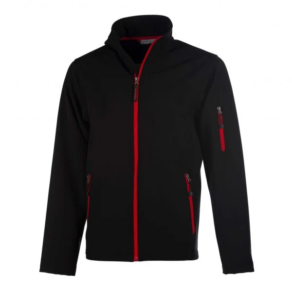 Penduick-softshell-noir-rouge Softshell homme Pen Duick Atlantic