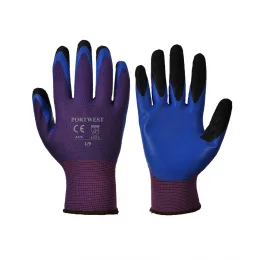 Gants latex Portwest Duo-Flex Violetbleu Gants latex Portwest Duo-Flex Violetbleu