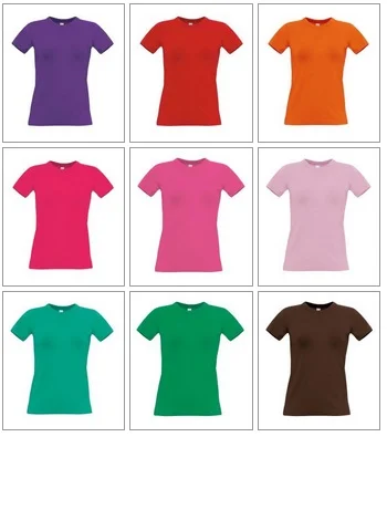 bc_119.42-coloris2 T-shirt femme B&C #E190