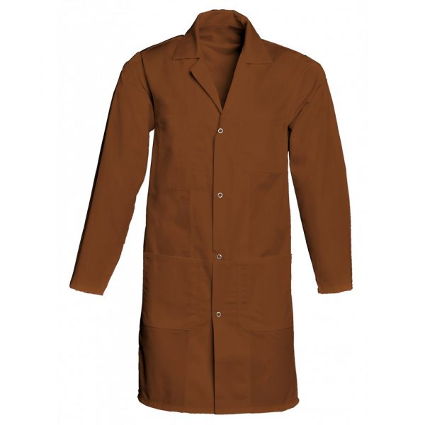 Blouse homme manches longues SNV Xavier marron