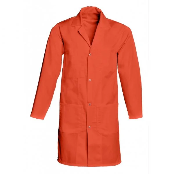 Blouse homme manches longues SNV Xavier orange