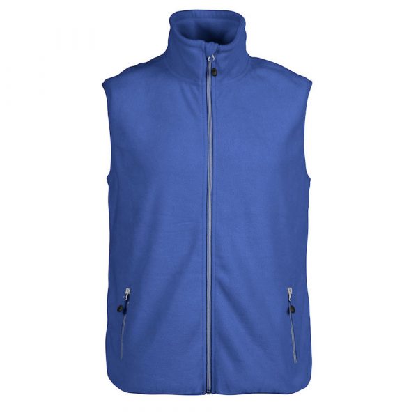 Bodywarmer polaire Printer Sideflip bleu