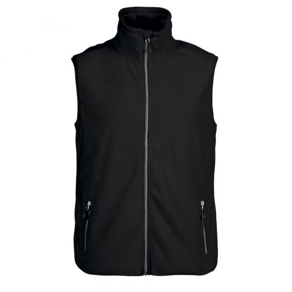 Bodywarmer polaire Printer Sideflip noir