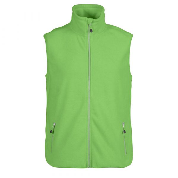 Bodywarmer polaire Printer Sideflip vert