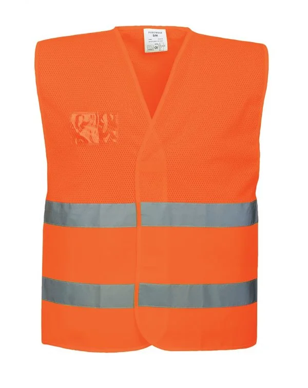 Gilet semi-maille Portwest "C494" haute visibilité Orange