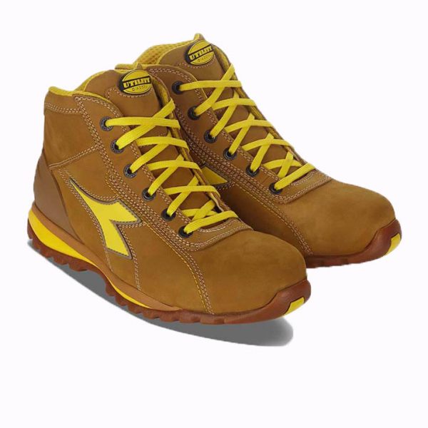 Chaussures de sécurité Diadora Glove II High S3 Marron-clair