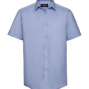 Chemise homme Russell Herringbone à mch. courtes