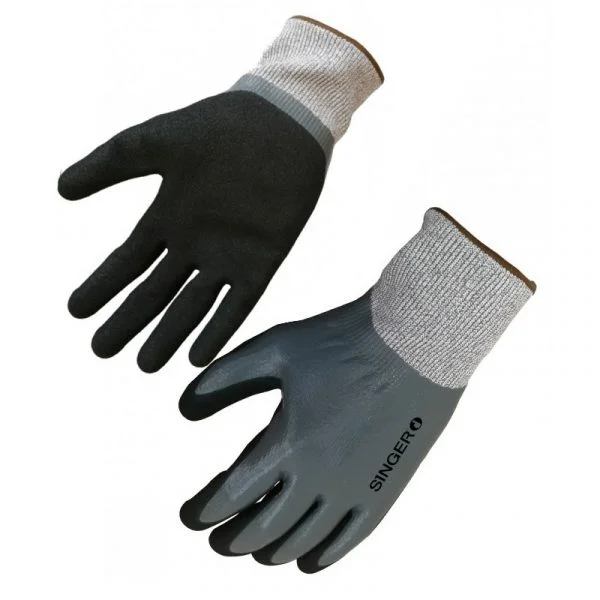 gants-anti-coupure-tout-enduit-Singer-PHD557 Gants anti-coupures enduits nitrile Singer "PHD557"