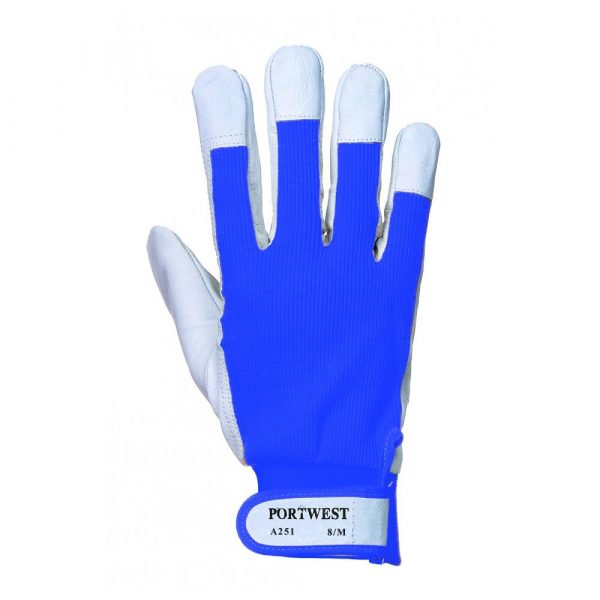 Gants en cuir Portwest Tergsus Glove bleu roi