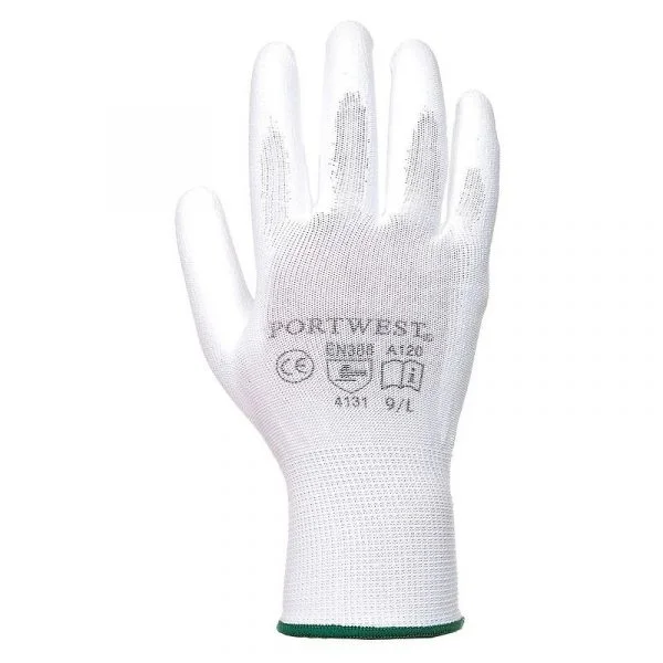 gants-nylon-enduit-pu-blanc-a120 Gants enduits PU Portwest "A120"