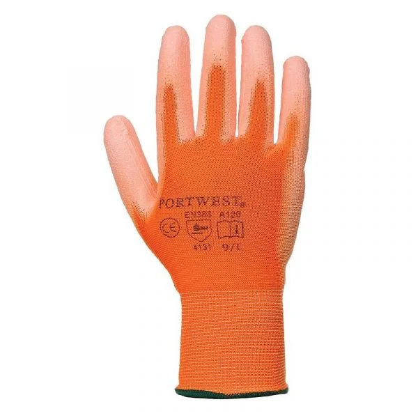 gants-nylon-enduit-pu-orange-a120 Gants enduits PU Portwest "A120"