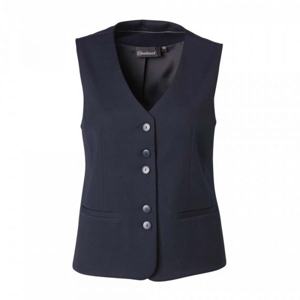 Gilet de service femme Molinel Youn'z marine 1