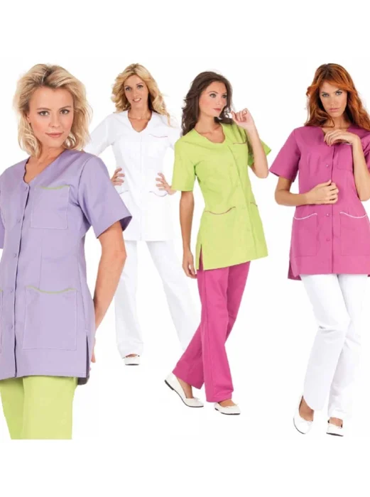 hasson-laurie-coloris Tunique Femme Hasson Laurie à manches courtes