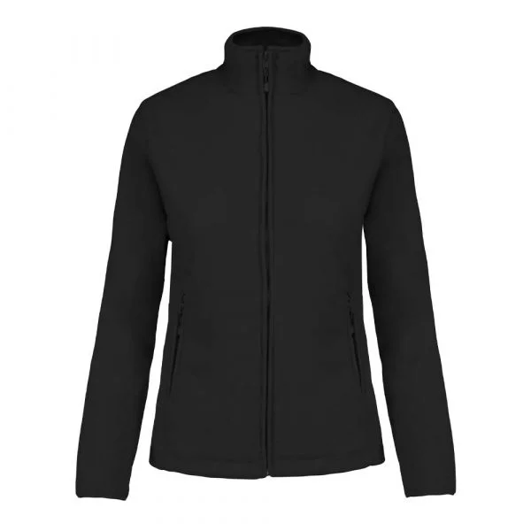 micropolaire-zippee-femme-kariban-maureen-noir Micropolaire zippée femme Kariban Maureen noir