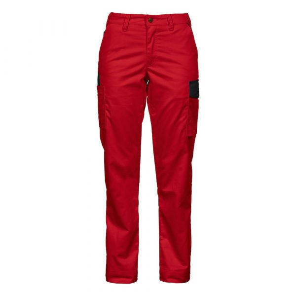 Pantalon léger Femme ProJob Prio Series "2519" rouge