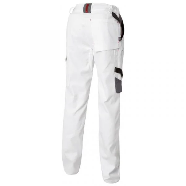 pantalon-white-pro-blanc-dos Pantalon de travail Molinel White & Pro