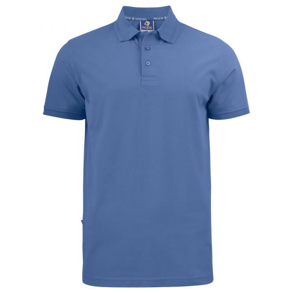 Polo piqué doux ProJob Prio Series "2021" bleu-ciel