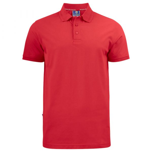 Polo piqué doux ProJob Prio Series "2021" rouge
