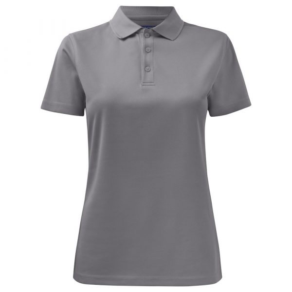 Polo piqué femme ProJob Prio Series "2041" gris