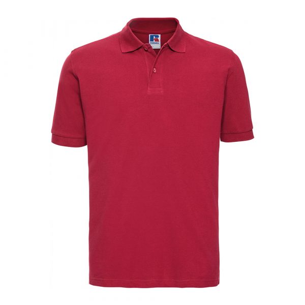 Polo Russell Classic coton rouge