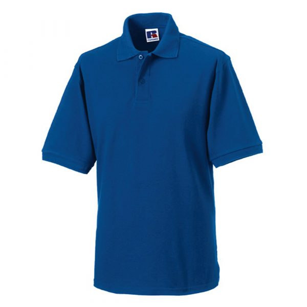 Polo Russell HEAVY DUTY bleu