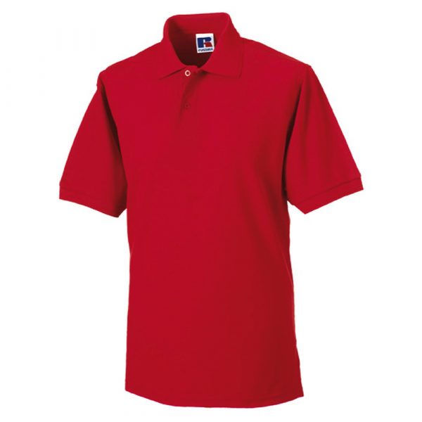 Polo Russell HEAVY DUTY rouge