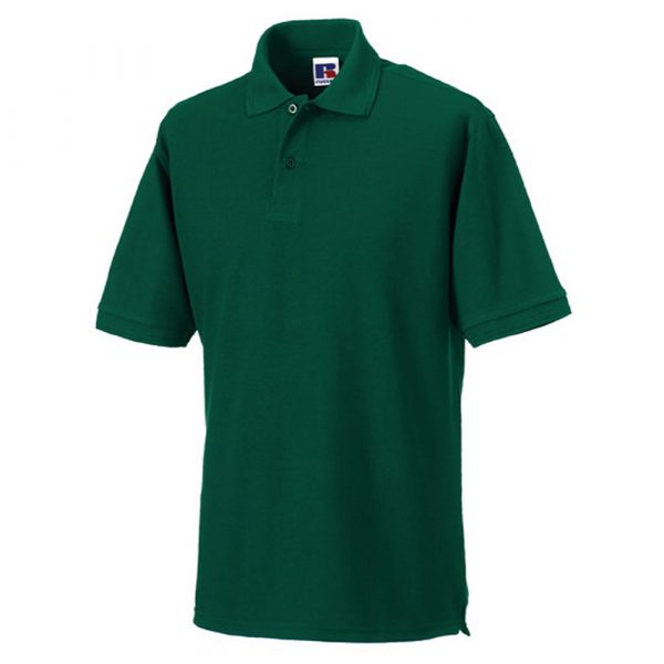 Polo Russell HEAVY DUTY vert