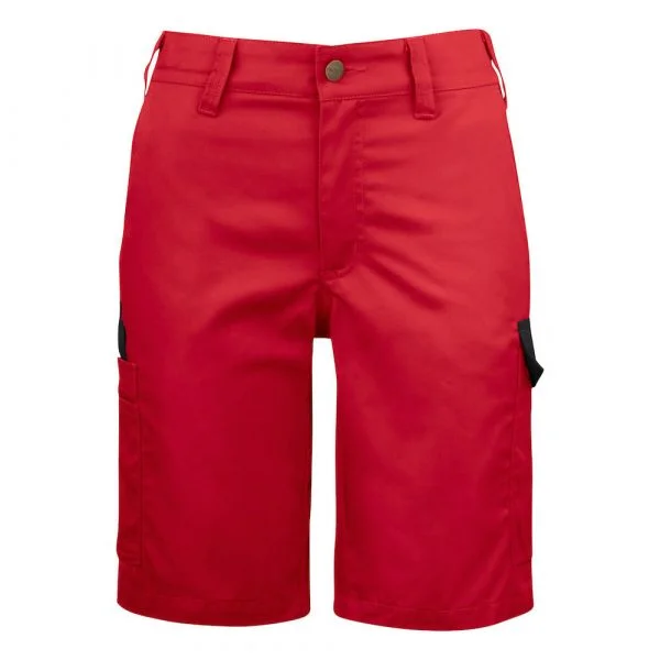 Short léger ajusté Femme ProJob Prio Series "2529" rouge