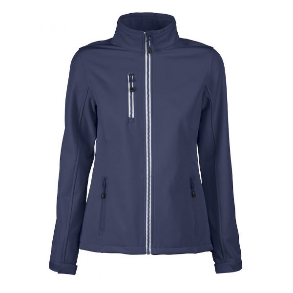 Softshell femme Printer Vert Lady bleu marine