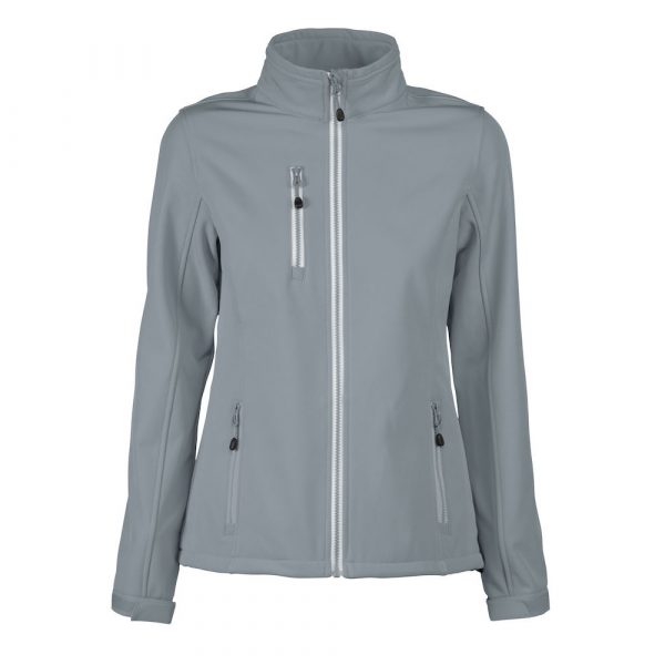 Softshell femme Printer Vert Lady gris