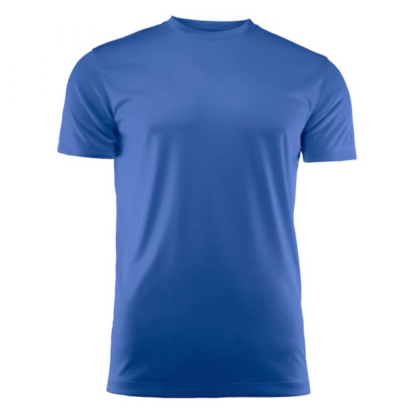 T-shirt Printer Run bleu