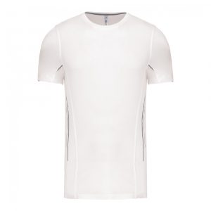 T-shirt Sport Proact bi-matière blanc 1