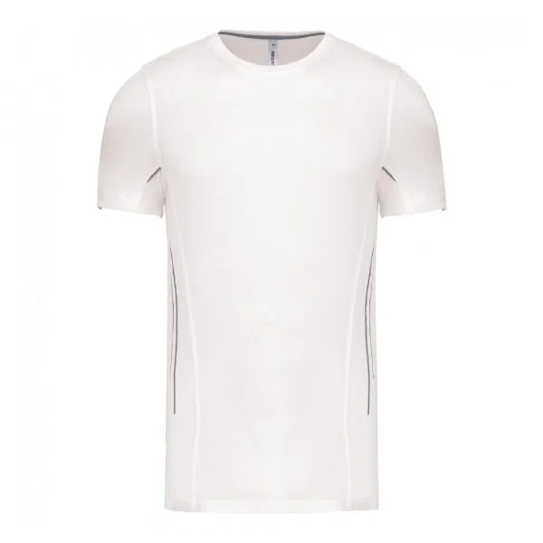 T-shirt Sport Proact bi-matière blanc 1