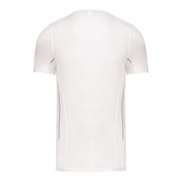 T-shirt Sport Proact bi-matière blanc 2