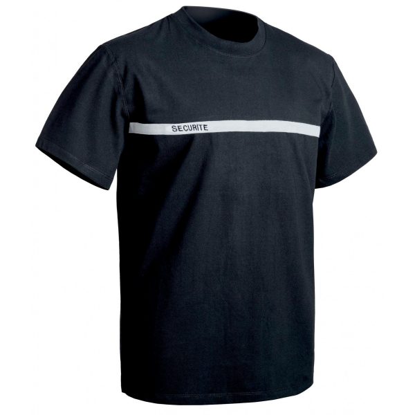 T-shirt T.O.E Sécu-One Sécurité - bande grise