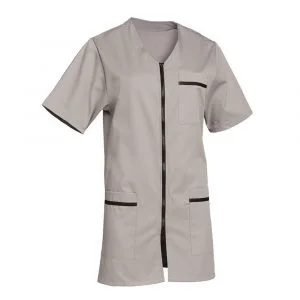 Tunique femme SNV Lena manches courtes gris clair