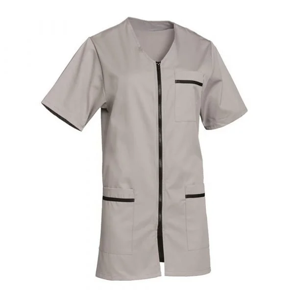 tunique-femme-snv-lena-manches-courtes-gris-clair Tunique femme SNV Lena manches courtes gris clair