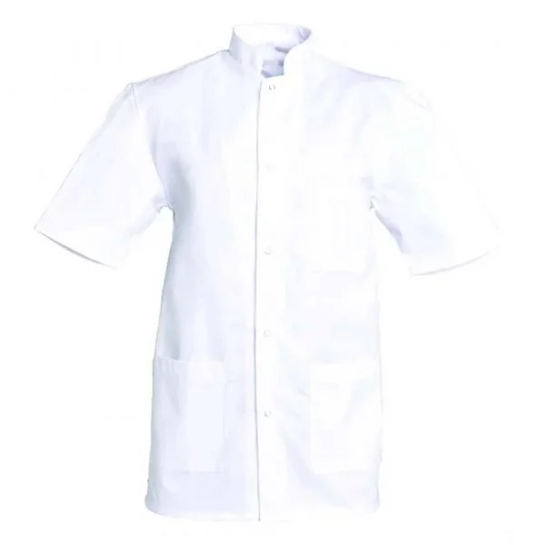 tunique-homme-snv-denis-manches-courtes-blanc Tunique homme SNV Denis manches courtes blanc