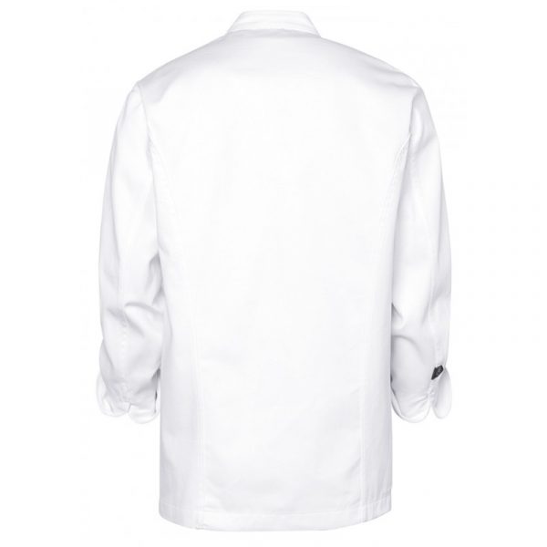 Veste de cuisiner Molinel "VDNS3" avec pressions blanc dos