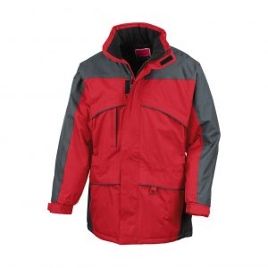 Parka Result Seneca Hi-Active Anthracite Rouge