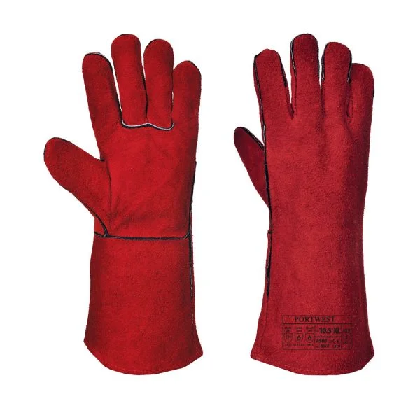 Gant soudeur rouge Gant soudeur rouge